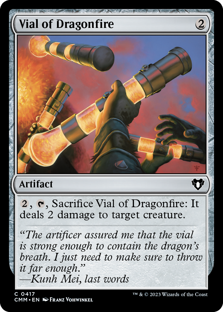 Vial of Dragonfire [Commander Masters] | Good Games Adelaide SA