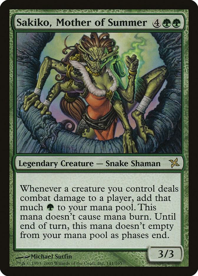 Sakiko, Mother of Summer 141 (Betrayers of Kamigawa)  - Foil | Good Games Adelaide SA