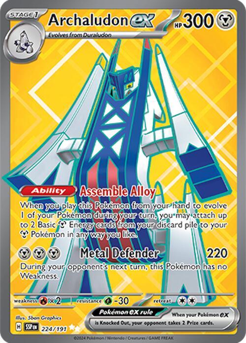 Archaludon ex 224/191 (SV08: Surging Sparks)  - Holofoil | Good Games Adelaide SA