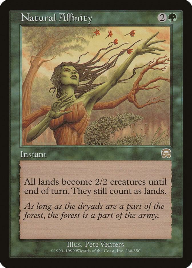 Natural Affinity 260 (Mercadian Masques)  - Foil | Good Games Adelaide SA