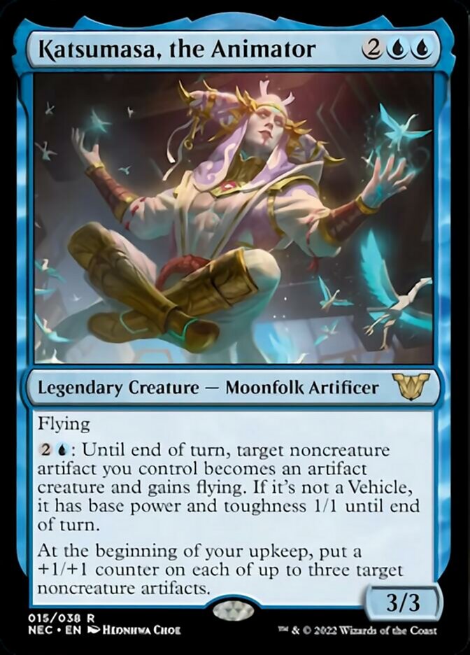 Katsumasa, the Animator [Kamigawa: Neon Dynasty Commander] | Good Games Adelaide SA