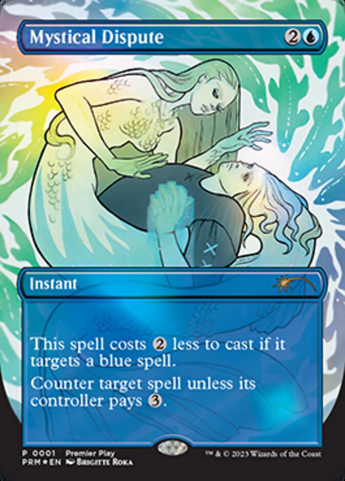 Mystical Dispute (Borderless Alternate Art) [Regional Championship Qualifiers 2023] | Good Games Adelaide SA