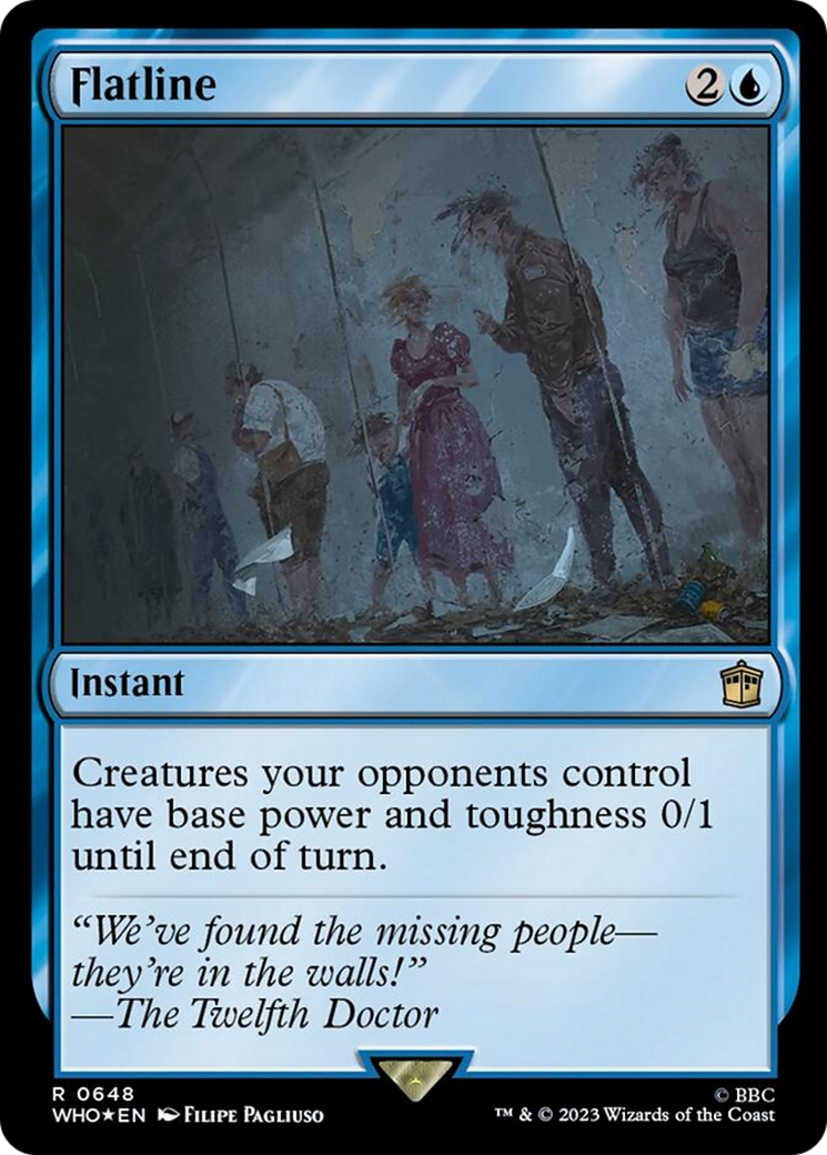 Flatline (Surge Foil) [Doctor Who] | Good Games Adelaide SA