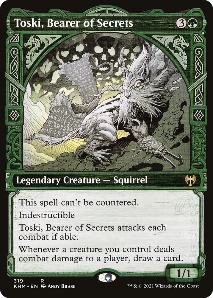 Toski, Bearer of Secrets 319 (Kaldheim)  - Showcase Foil | Good Games Adelaide SA