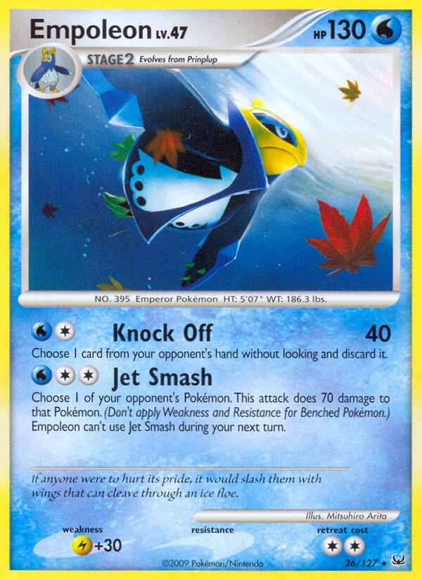 Empoleon (26/127) [Platinum: Base Set] | Good Games Adelaide SA