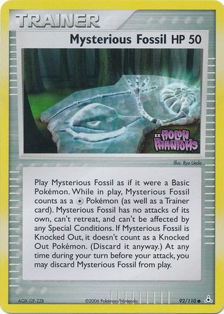 Mysterious Fossil (92/110) (Stamped) [EX: Holon Phantoms] | Good Games Adelaide SA