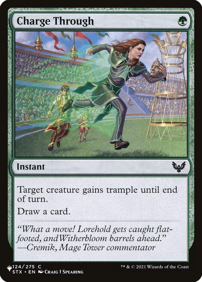 Charge Through 124/275 (The List Reprints)  | Good Games Adelaide SA