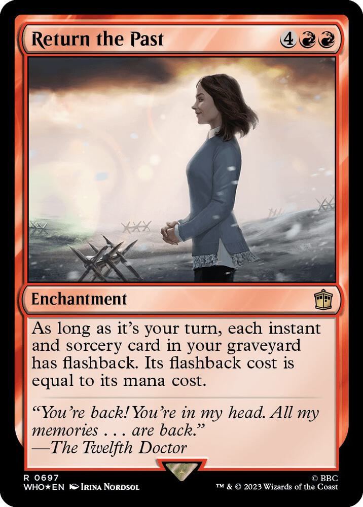 Return the Past 697 (Universes Beyond: Doctor Who)  - Foil | Good Games Adelaide SA