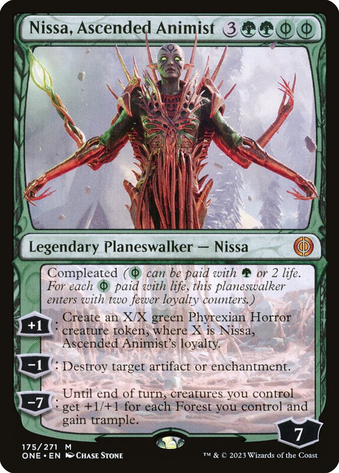Nissa, Ascended Animist 175 (Phyrexia: All Will Be One)  | Good Games Adelaide SA