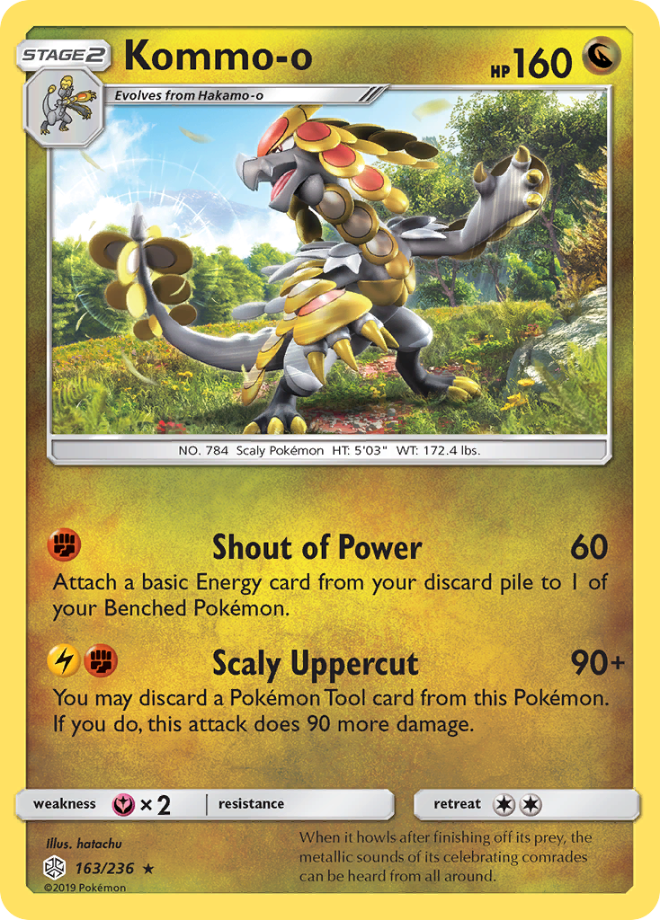 Kommo-o (163/236) [Sun & Moon: Cosmic Eclipse] | Good Games Adelaide SA