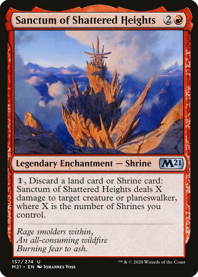 Sanctum of Shattered Heights 157 (Core Set 2021)  - Foil | Good Games Adelaide SA
