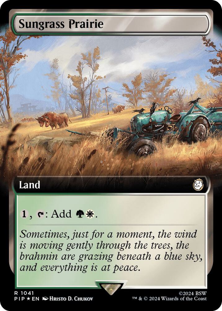 Sungrass Prairie 1041 (Universes Beyond: Fallout)  - Foil | Good Games Adelaide SA