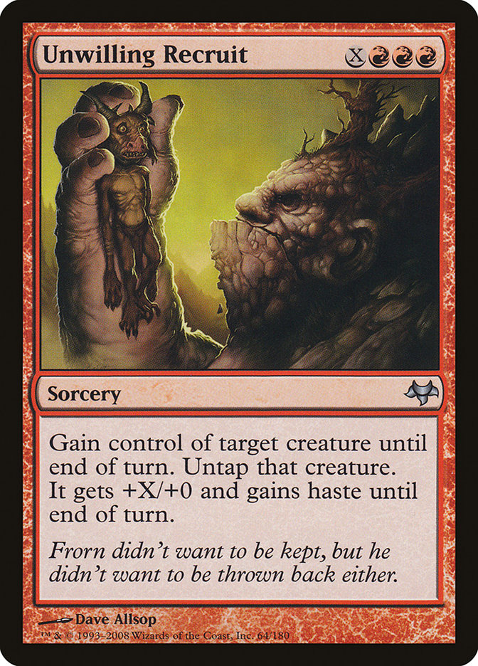 Unwilling Recruit 64 (Eventide)  - Foil | Good Games Adelaide SA