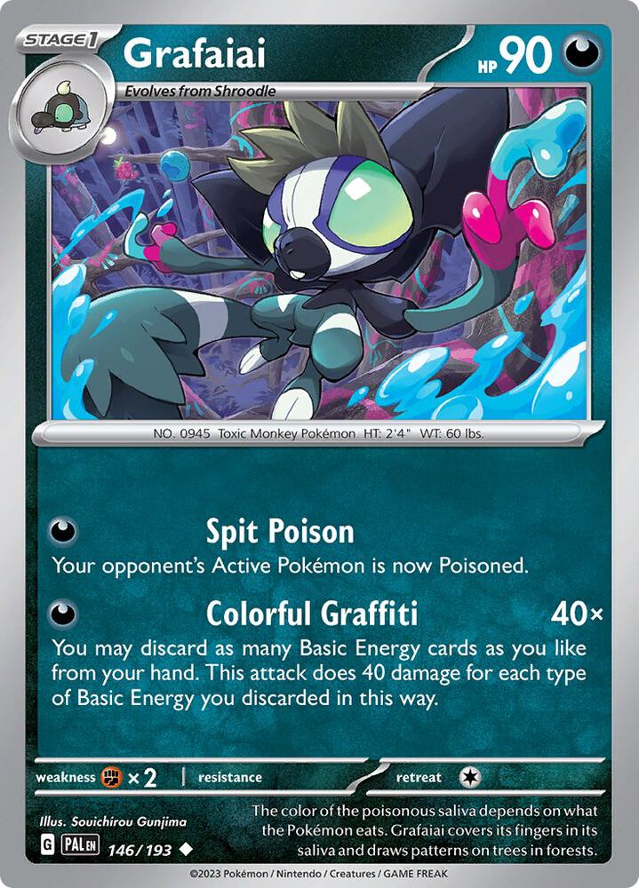 Grafaiai 146/193 (SV02: Paldea Evolved)  | Good Games Adelaide SA