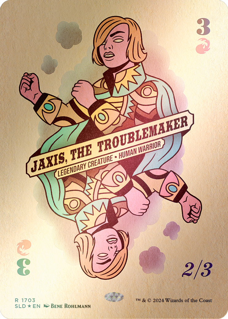 Jaxis, the Troublemaker (Rainbow Foil) [Secret Lair Drop Series] | Good Games Adelaide SA