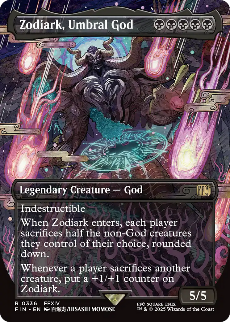 Zodiark, Umbral God (Borderless) [FINAL FANTASY] | Good Games Adelaide SA