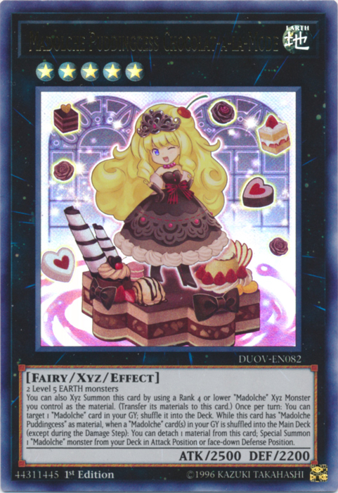 Madolche Puddingcess Chocolat-a-la-Mode [DUOV-EN082] Ultra Rare | Good Games Adelaide SA