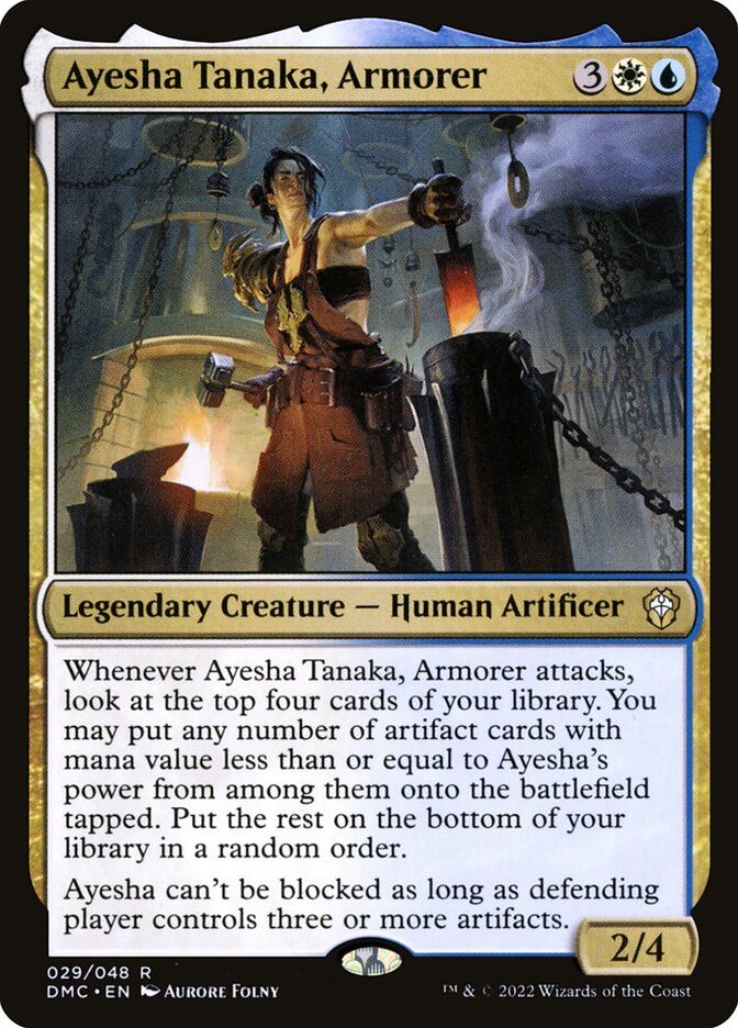 Ayesha Tanaka, Armorer 29 (Commander: Dominaria United)  - Foil | Good Games Adelaide SA