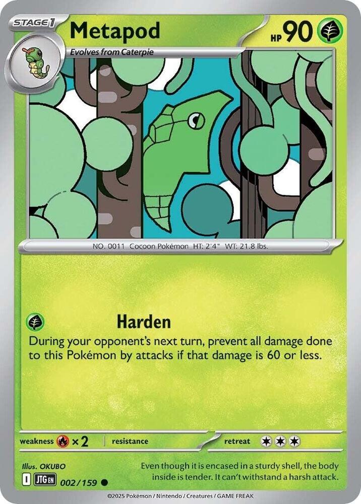 Metapod 002/159 (SV09: Journey Together)  | Good Games Adelaide SA