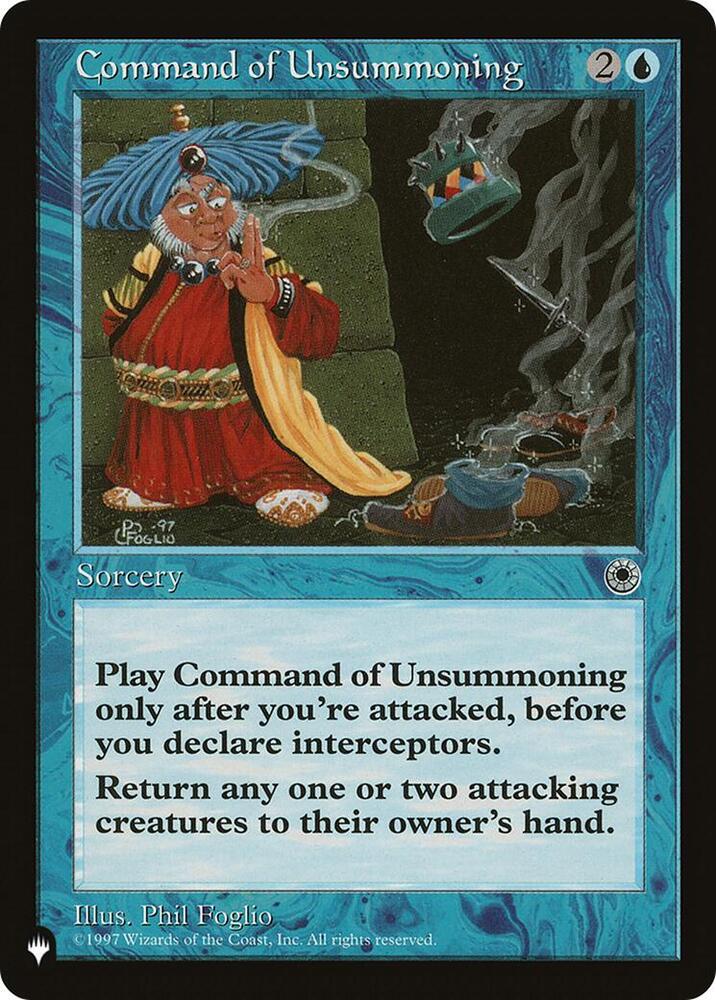 Command of Unsummoning  (The List Reprints)  | Good Games Adelaide SA