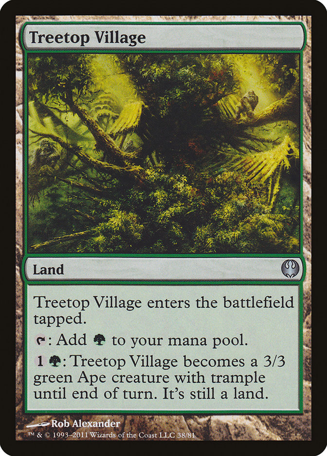 Treetop Village [Duel Decks: Knights vs. Dragons] | Good Games Adelaide SA