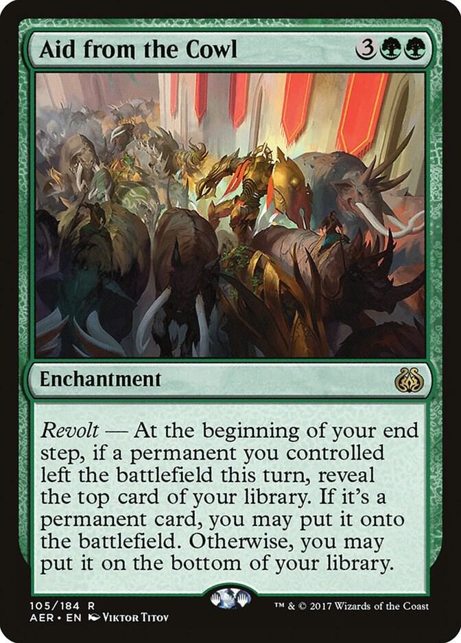 Aid from the Cowl 105 (Aether Revolt)  - Foil | Good Games Adelaide SA