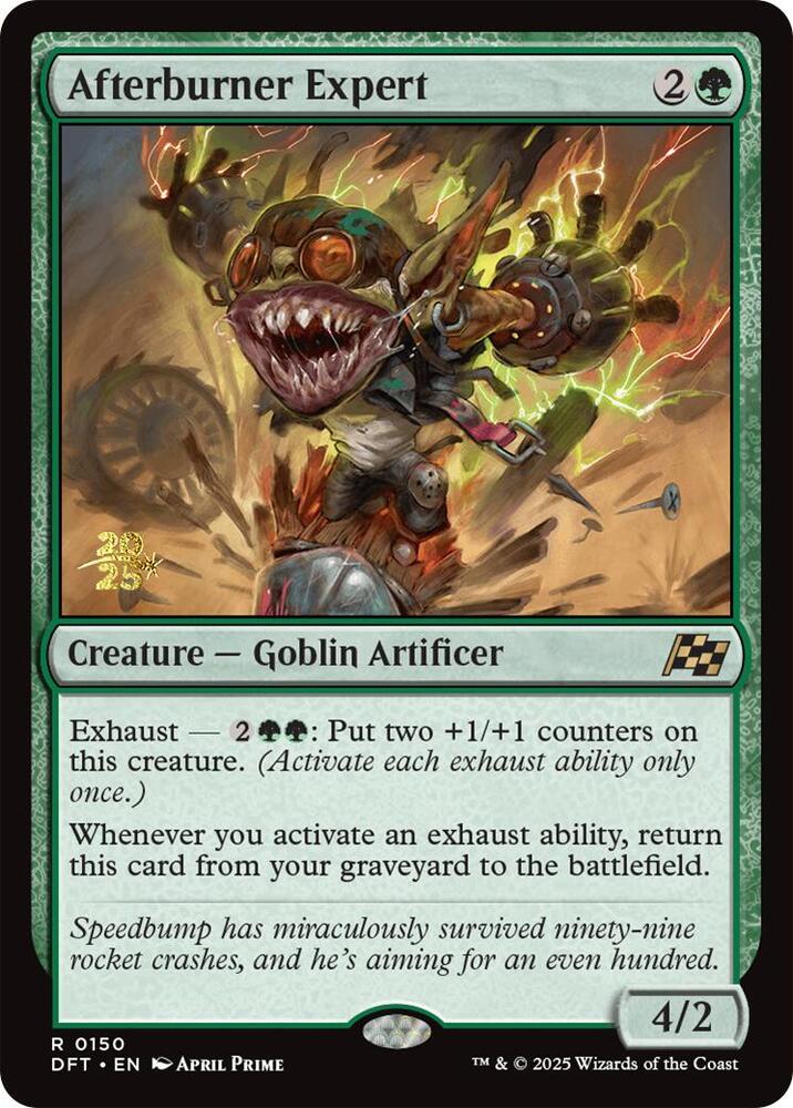 Afterburner Expert 150 (Prerelease Cards)  - PreRelease Foil | Good Games Adelaide SA
