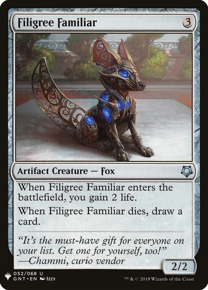 Filigree Familiar 52 (The List Reprints)  | Good Games Adelaide SA