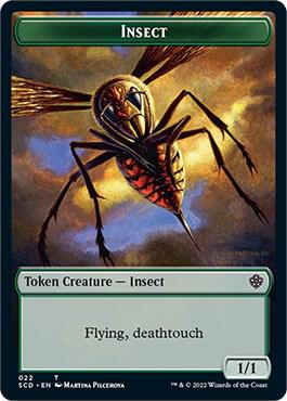 Insect Soldier Double Sided Token 22 // 8 (Starter Commander Decks)  | Good Games Adelaide SA