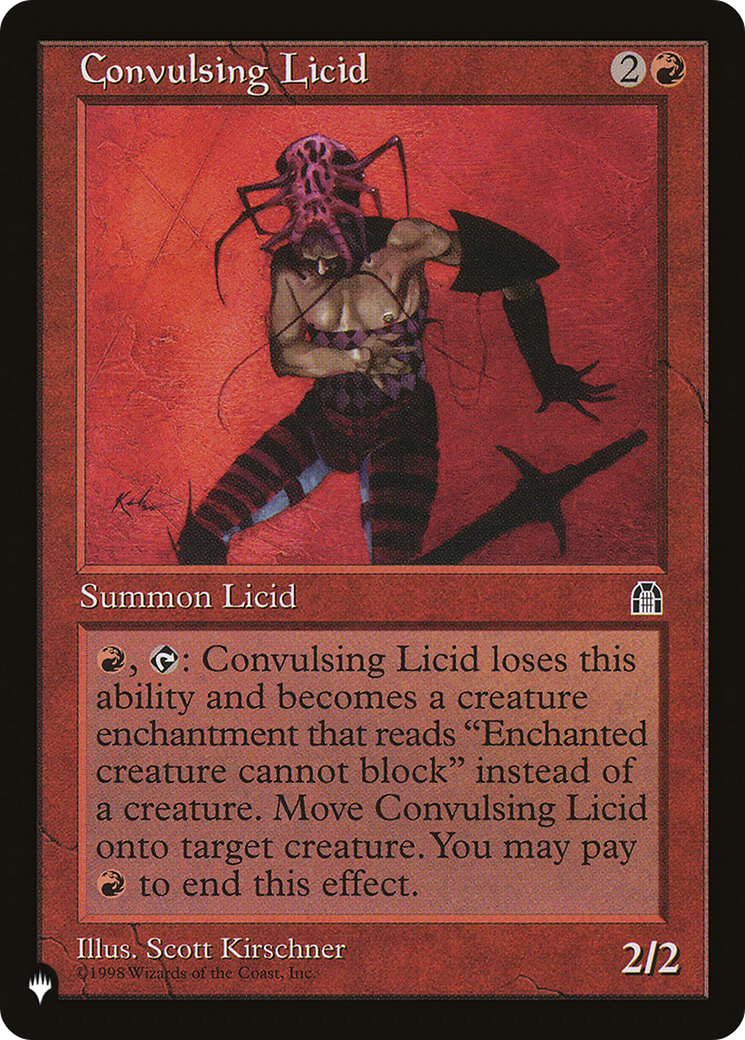 Convulsing Licid [The List Reprints] | Good Games Adelaide SA