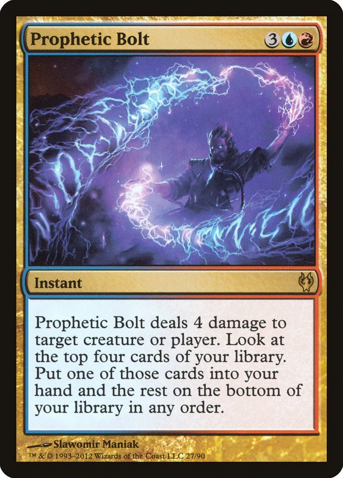 Prophetic Bolt [Duel Decks: Izzet vs. Golgari] | Good Games Adelaide SA
