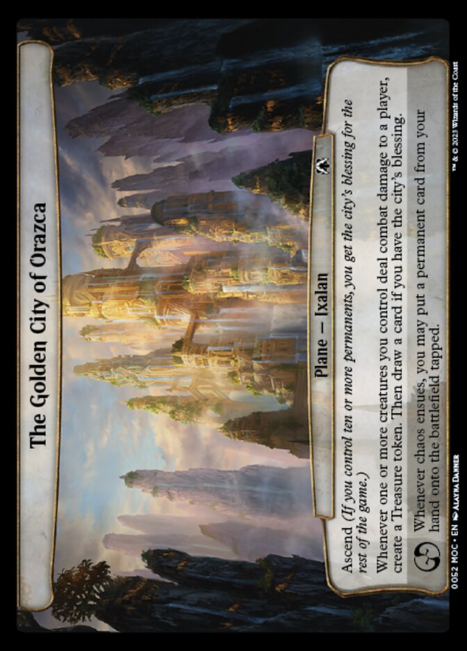 The Golden City of Orazca 52 (Planechase: March of the Machine)  | Good Games Adelaide SA