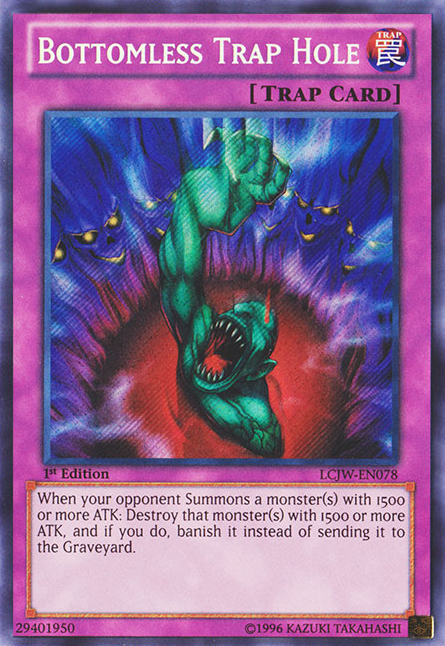 Bottomless Trap Hole [LCJW-EN078] Secret Rare | Good Games Adelaide SA