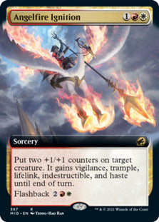 Angelfire Ignition (Extended) [Innistrad: Midnight Hunt] | Good Games Adelaide SA