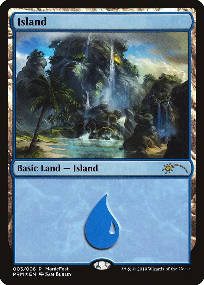 Island 3 (MagicFest Cards)  - Foil | Good Games Adelaide SA