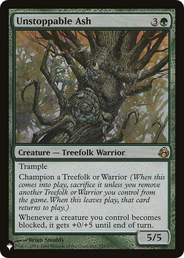 Unstoppable Ash 137/150 (The List Reprints)  | Good Games Adelaide SA