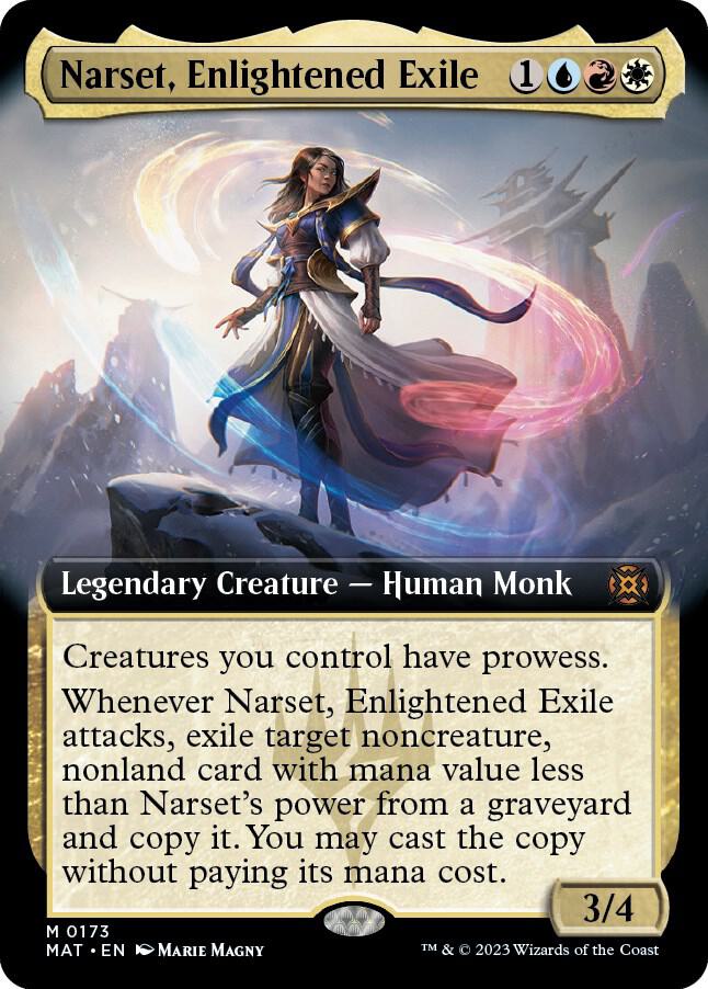 Narset, Enlightened Exile 173/50 (March of the Machine: The Aftermath)  - Extended Art | Good Games Adelaide SA