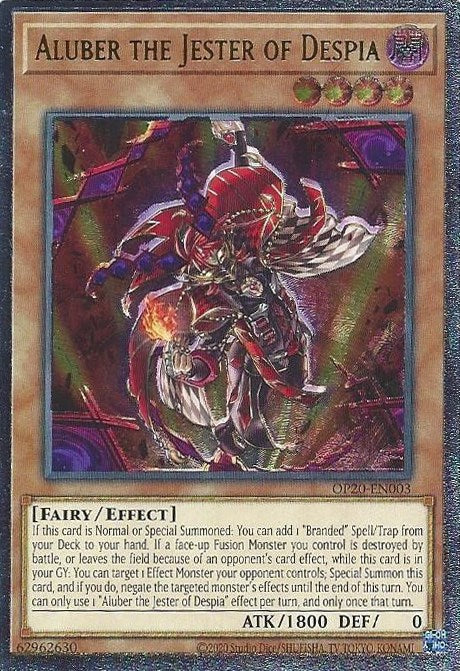 Aluber the Jester of Despia [OP20-EN003] Ultimate Rare | Good Games Adelaide SA