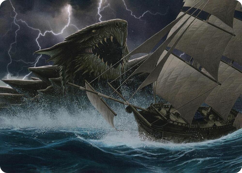 Dragon Turtle Art Card 10 (Art Series: Adventures in the Forgotten Realms)  | Good Games Adelaide SA