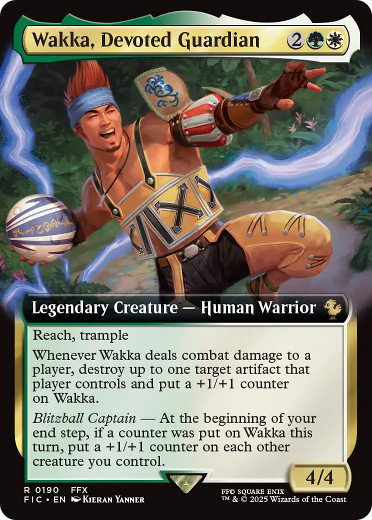 Wakka, Devoted Guardian (Extended Art) [FINAL FANTASY Commander] | Good Games Adelaide SA