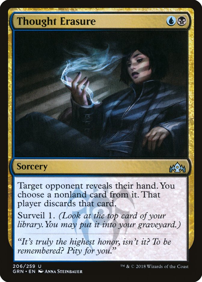 Thought Erasure 206 (Guilds of Ravnica)  - Foil | Good Games Adelaide SA
