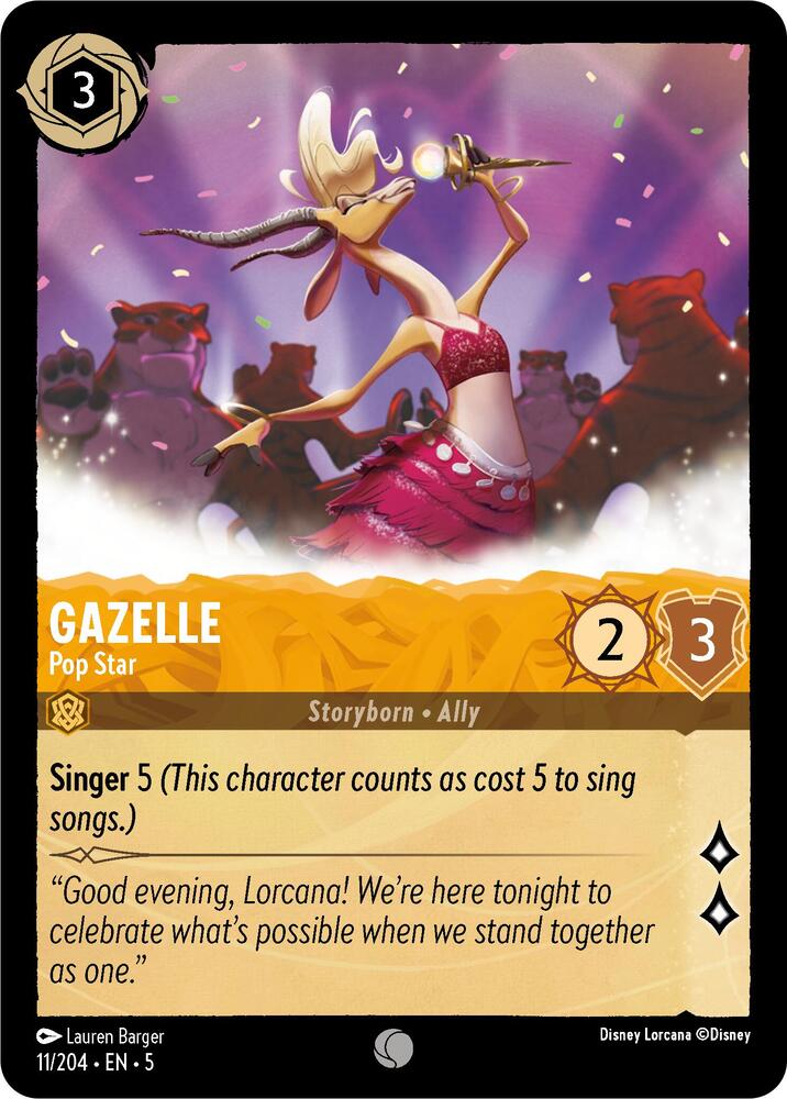 Gazelle Pop Star 11/204 (Shimmering Skies)  | Good Games Adelaide SA