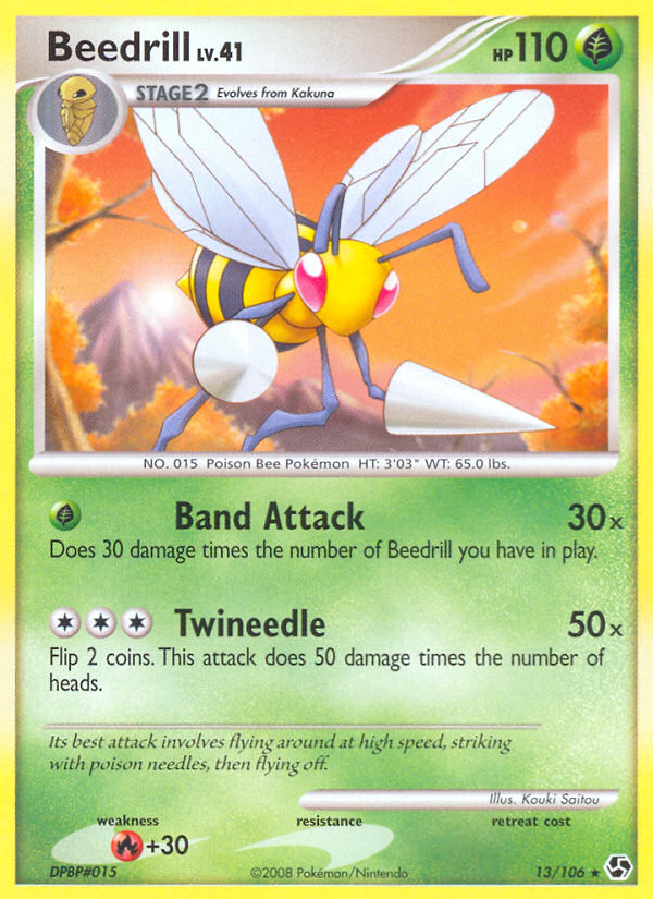Beedrill (13/106) [Diamond & Pearl: Great Encounters] | Good Games Adelaide SA