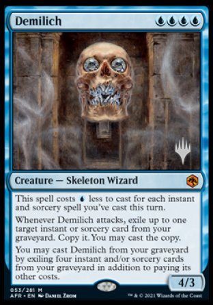 Demilich (Promo Pack) [Dungeons & Dragons: Adventures in the Forgotten Realms Promos] | Good Games Adelaide SA