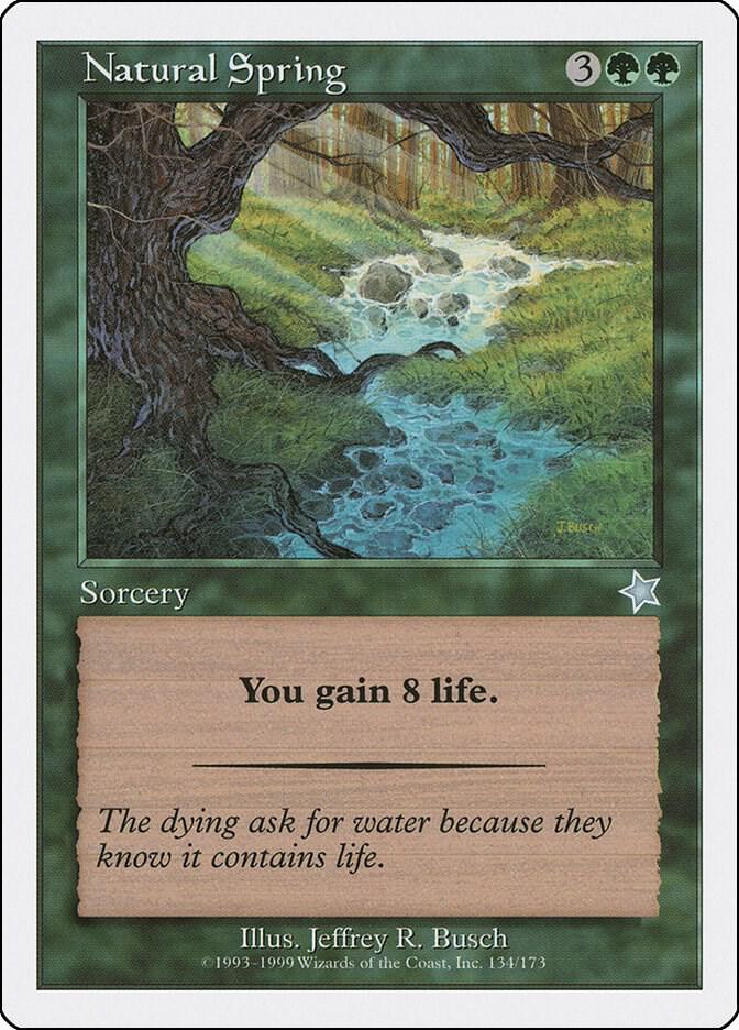 Natural Spring 134 (Starter 1999)  | Good Games Adelaide SA