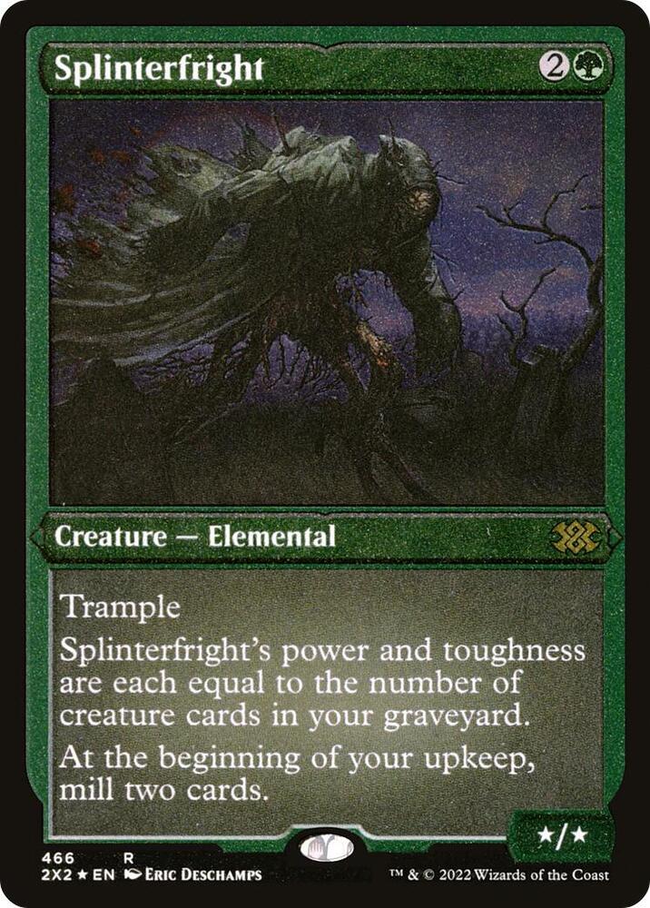 Splinterfright Foil Etched 466 (Double Masters 2022)  - Foil | Good Games Adelaide SA