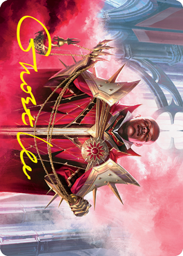 Markov Purifier Art Card (Gold-Stamped Signature) [Innistrad: Crimson Vow Art Series] | Good Games Adelaide SA