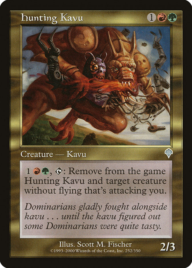 Hunting Kavu 252 (Invasion)  - Foil | Good Games Adelaide SA