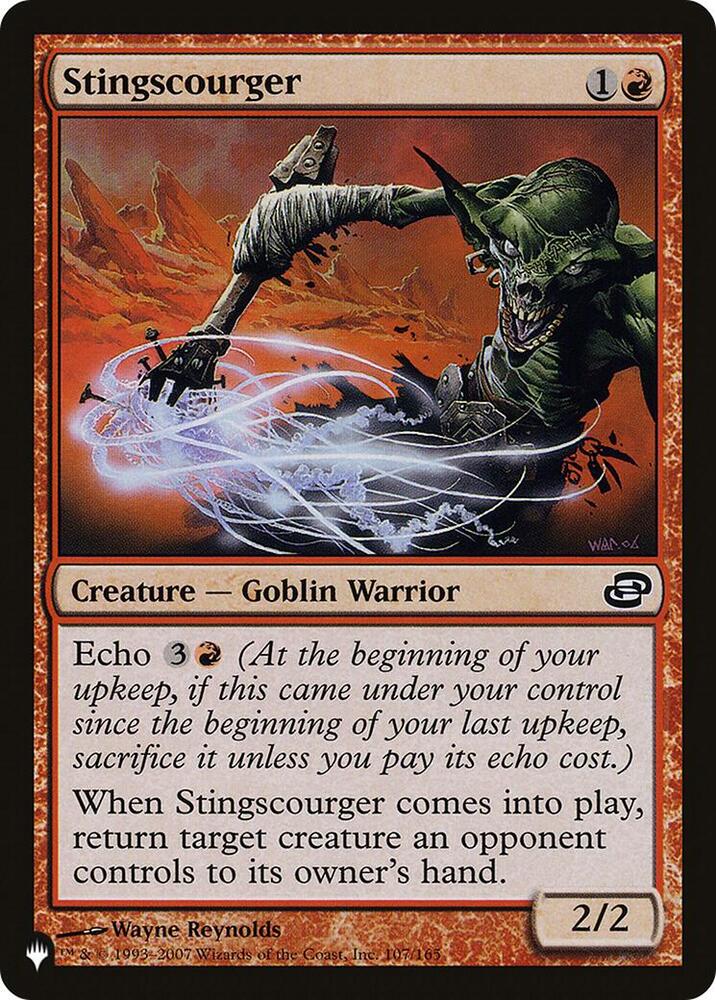 Stingscourger 107/165 (The List Reprints)  | Good Games Adelaide SA