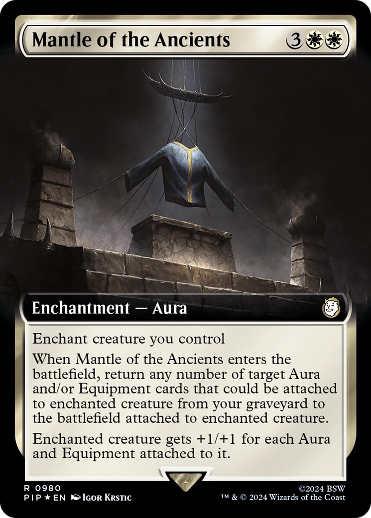 Mantle of the Ancients (Extended Art) (Surge Foil) [Fallout] | Good Games Adelaide SA